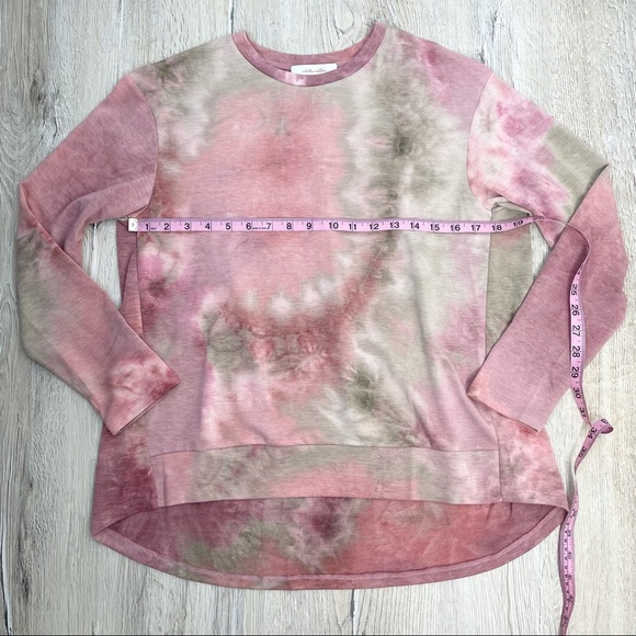 White Willow Tie Dye Long Sleeve Pullover Sz Small - Picture 6 of 11